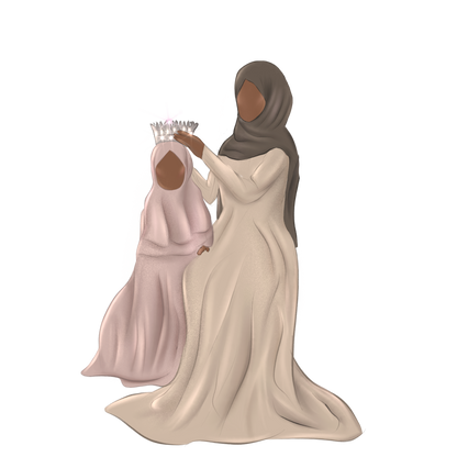 Mère et fille couronnée