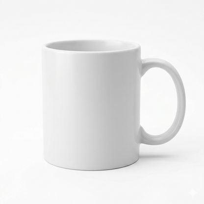 Mug céramique blanc mockup